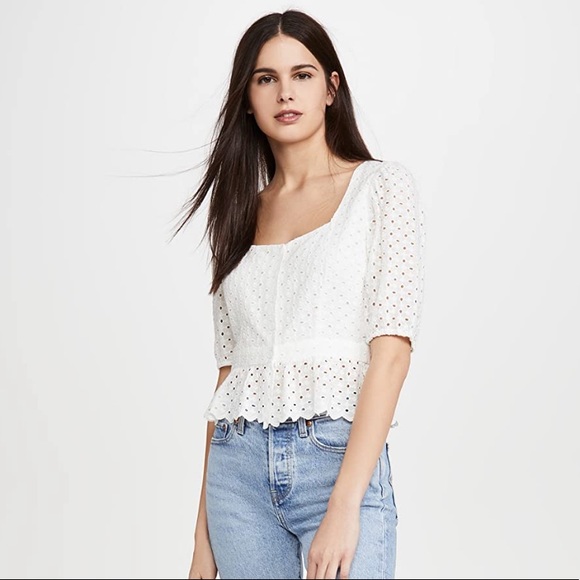 NWT BB Dakota Eyelet Top - Picture 7 of 11